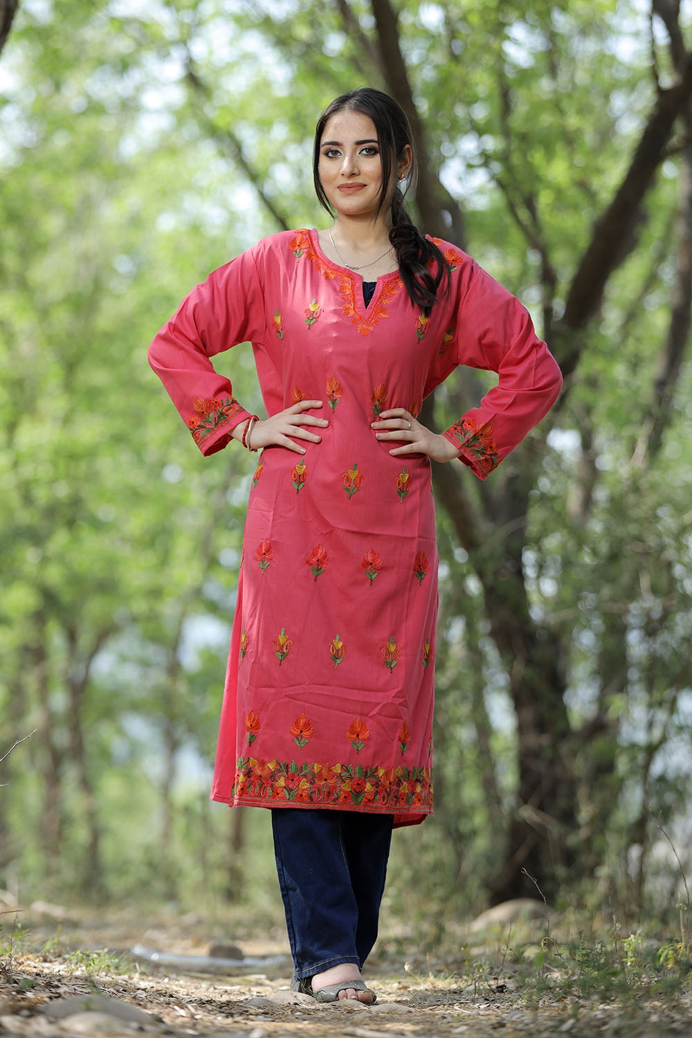 Trends cotton outlet kurtis