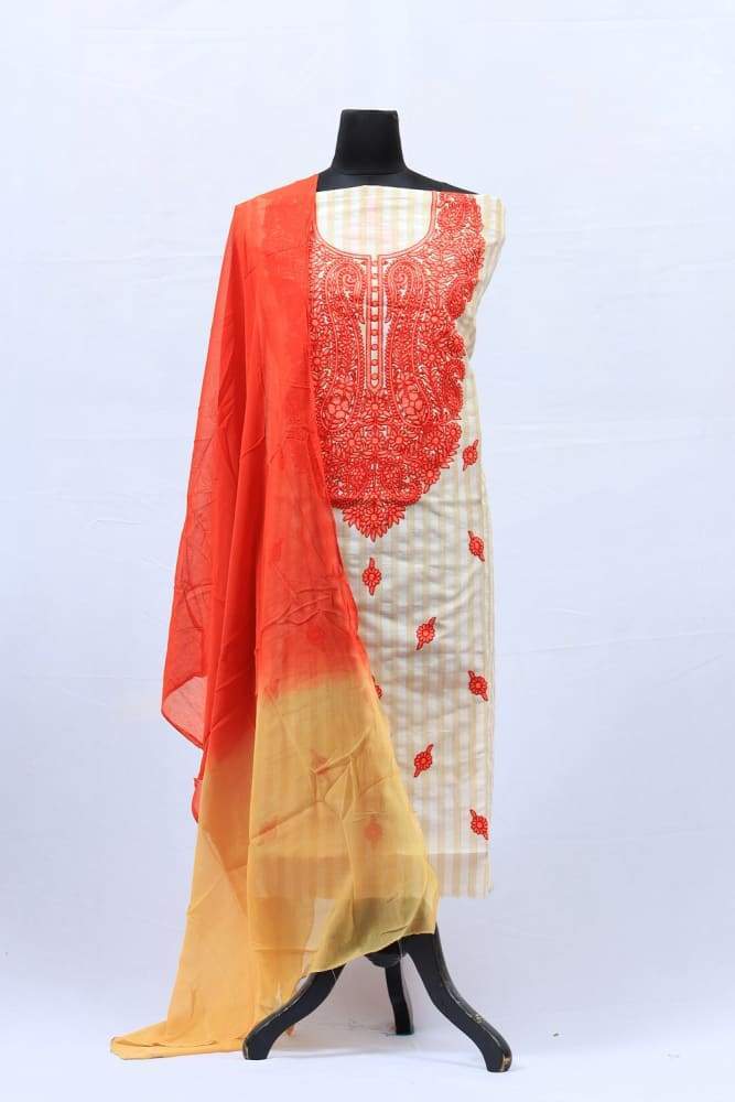 Salwar suit outlet contrast