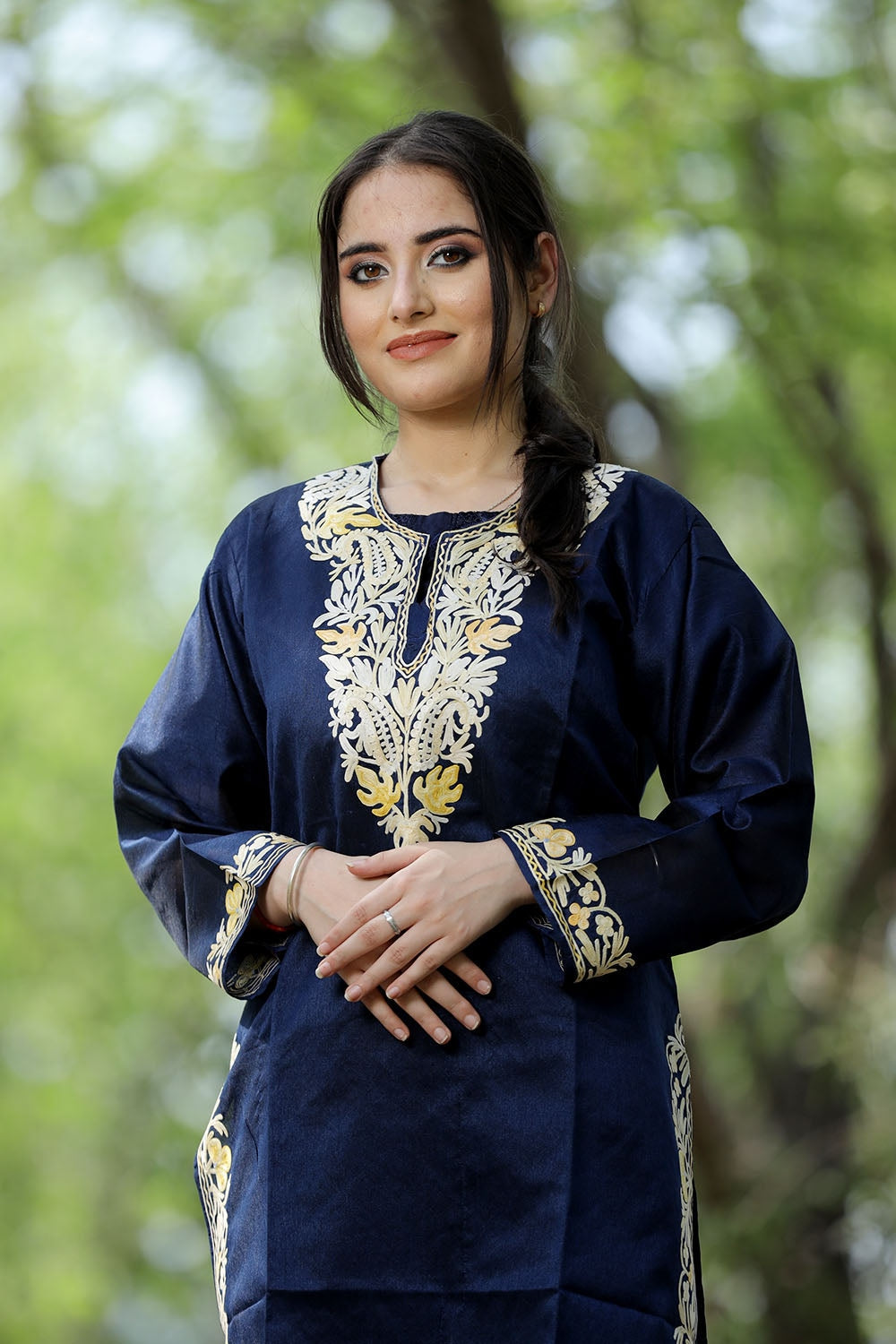 Navy blue outlet kurtis