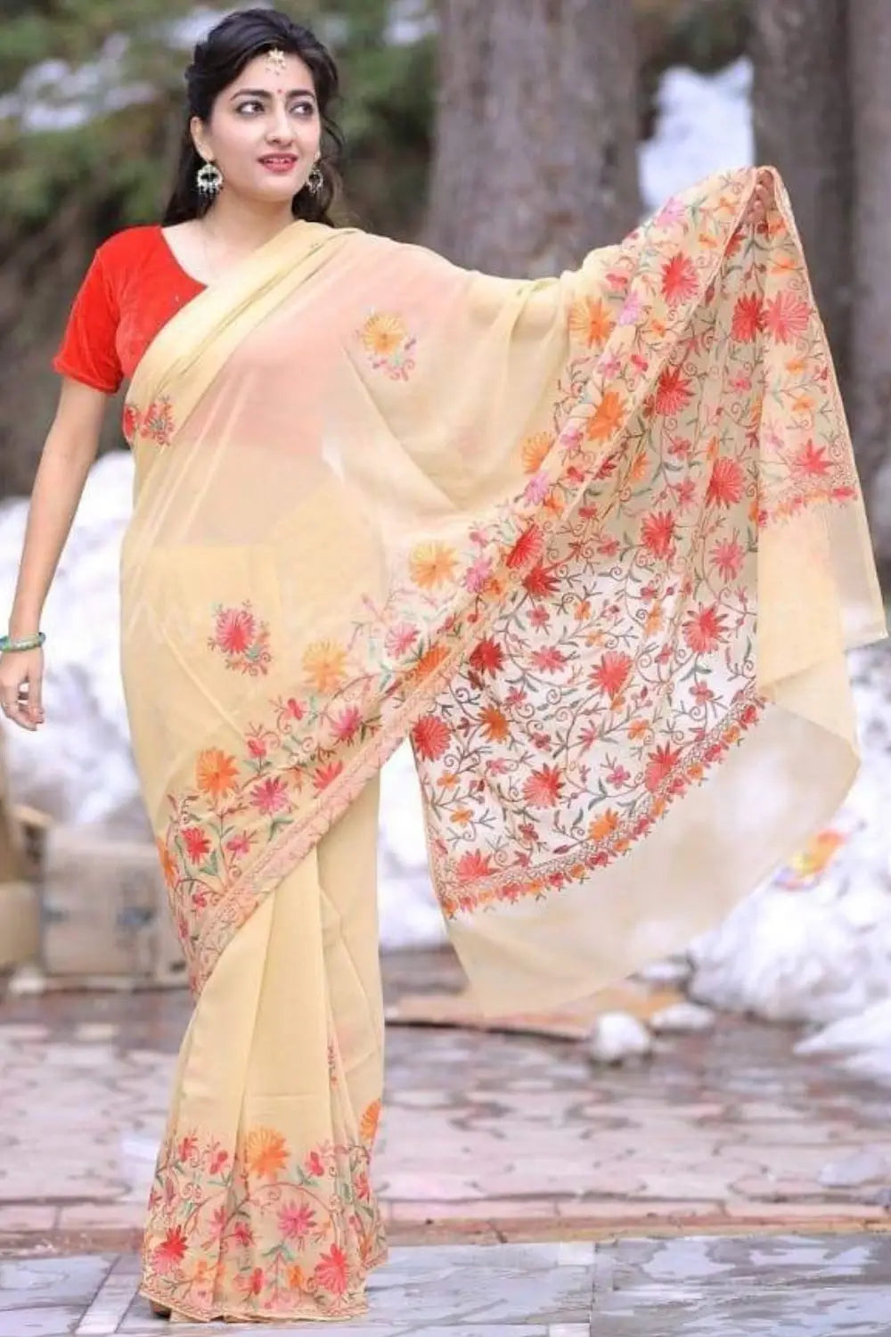 Kashmiri Sarees Kashmirvilla Sari