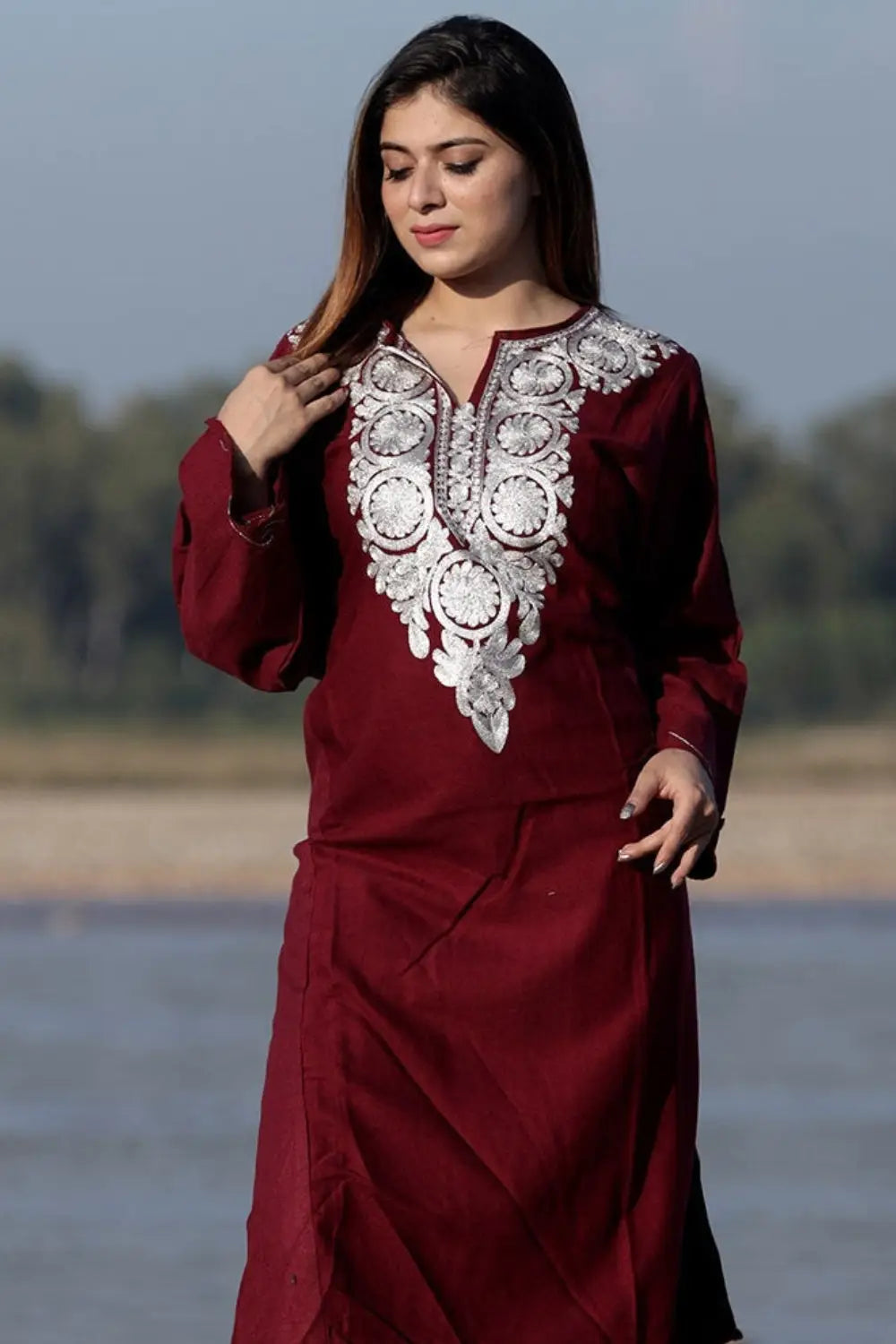 Buy Kashmiri Pherans / Phirans Online | Kashmiri Dress For Ladies