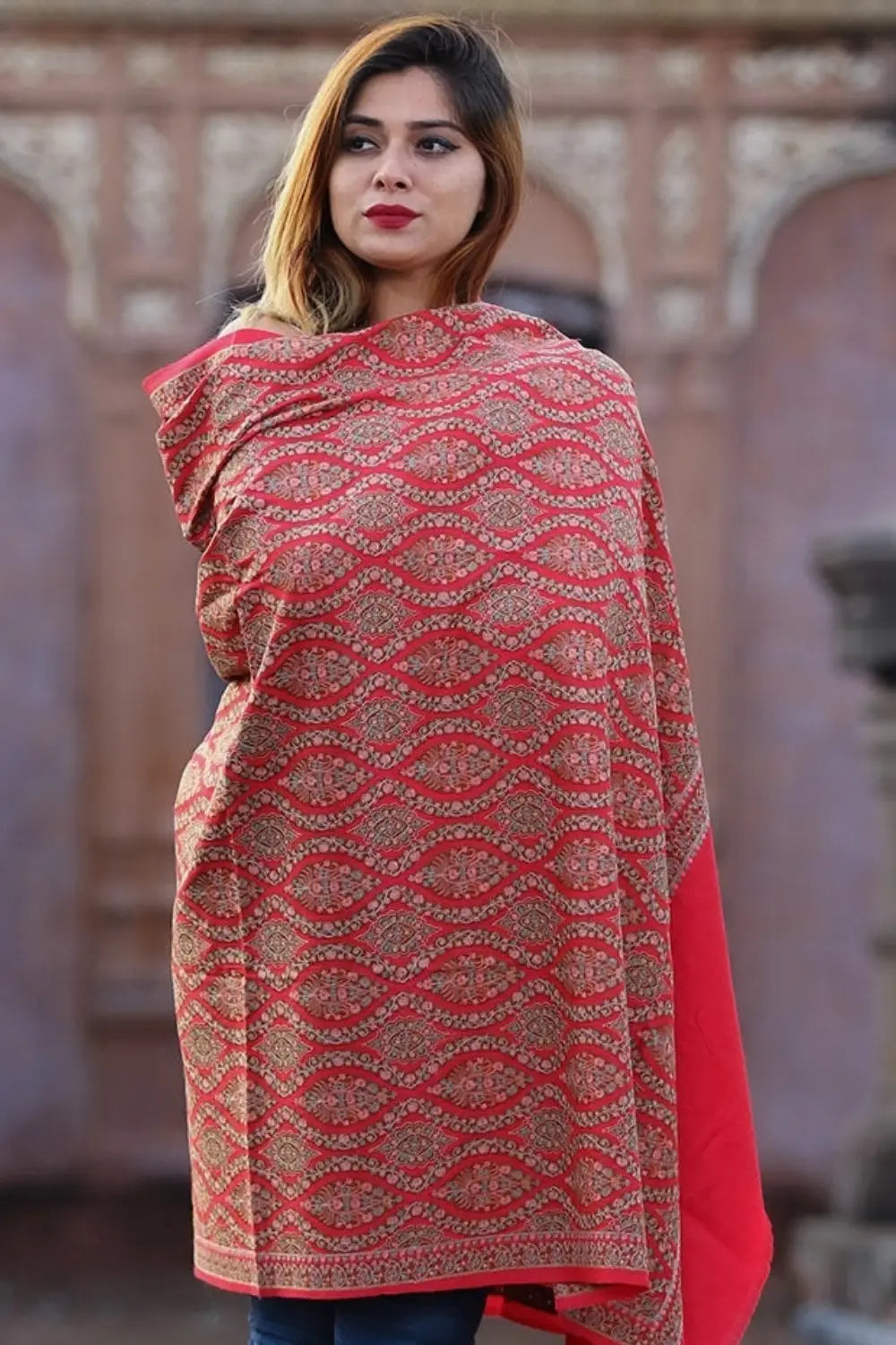 Kashmiri Sozi Work Shawls Kashmirvilla