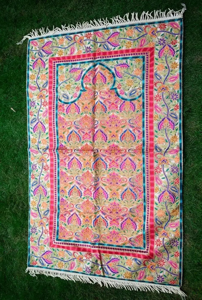 Embroidered PrayerRugs kashmirvilla