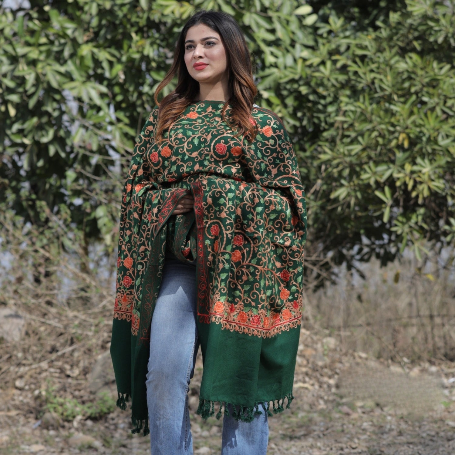 Buy Kashmiri Shawl Online INDIA | Kashmiri Suits | Kashmiri Phirans