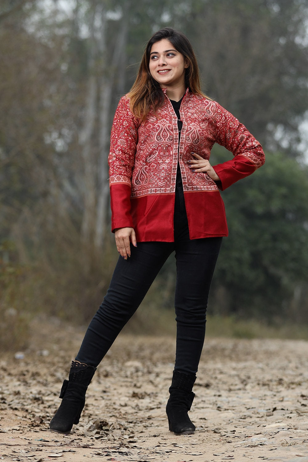 Kashmiri jackets for ladies best sale