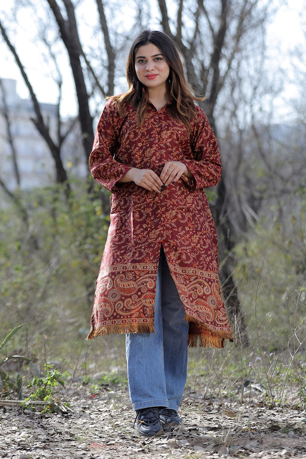 Woolen best sale kurti online