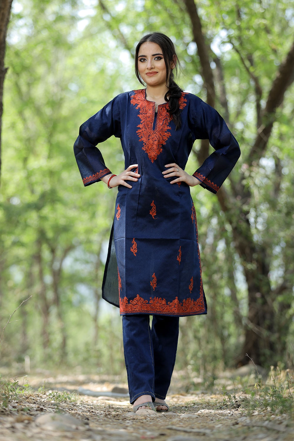 Silk kurtis outlet