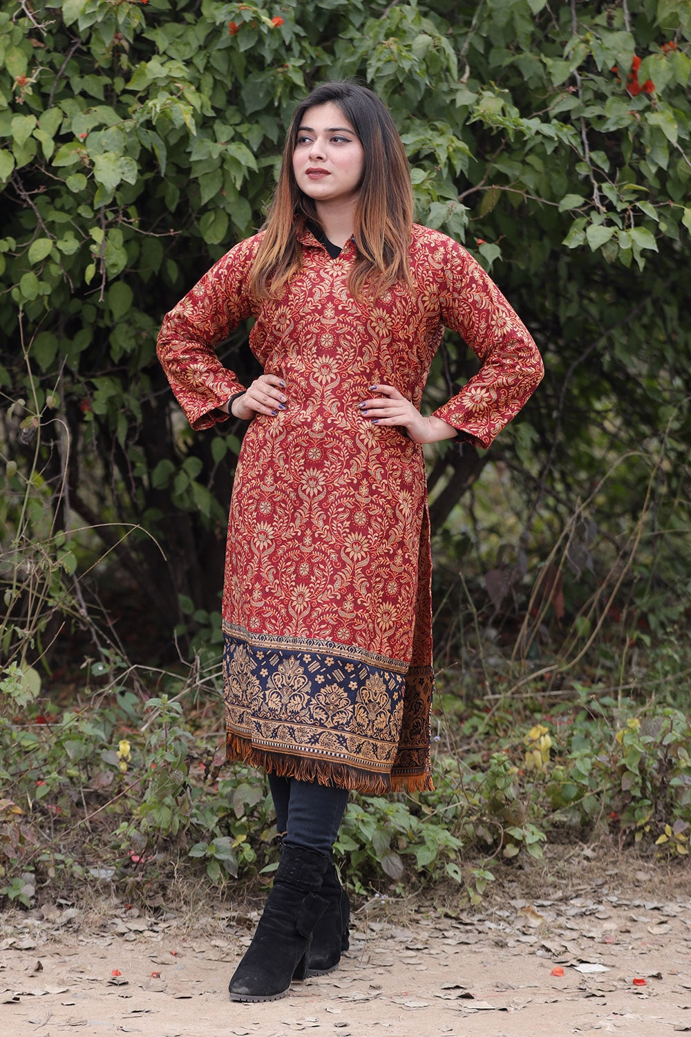 Ladies woolen kurti online online